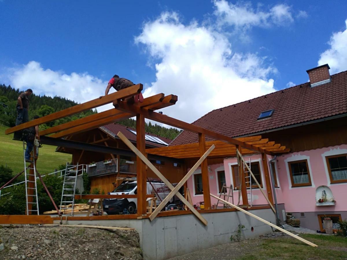 Ferienhaus Gstoderblick Seebach  エクステリア 写真